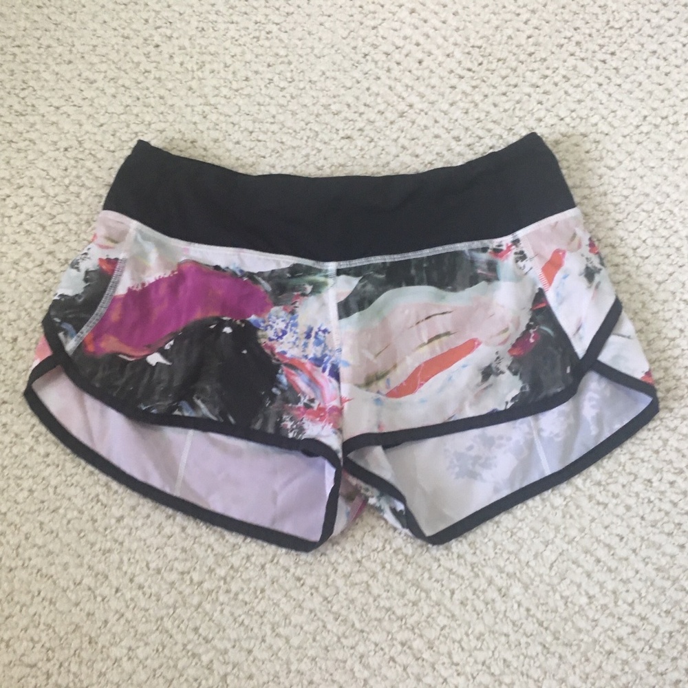Lululemon Multicolored Speed Shorts